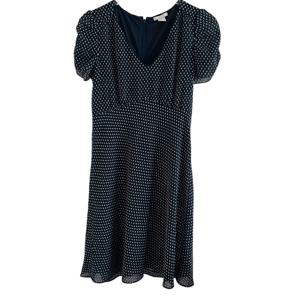 H&M Navy and White Mini Dress